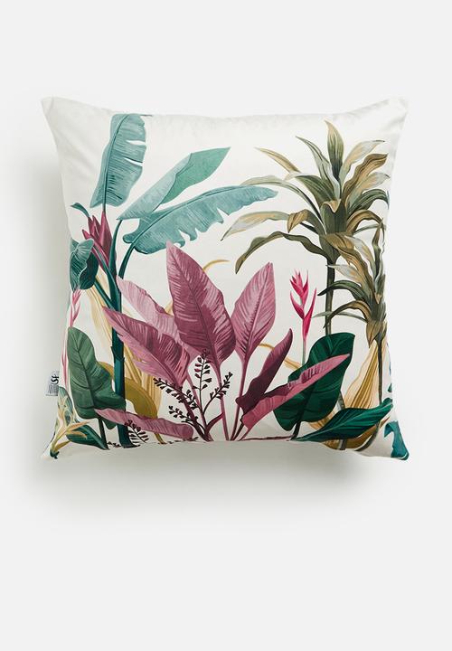 Sixth Floor - Aruba velvet cushion cover - multi