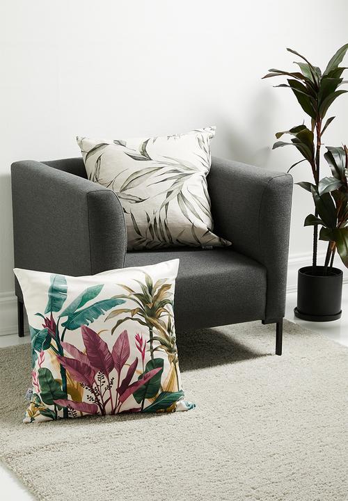Sixth Floor - Aruba velvet cushion cover - multi