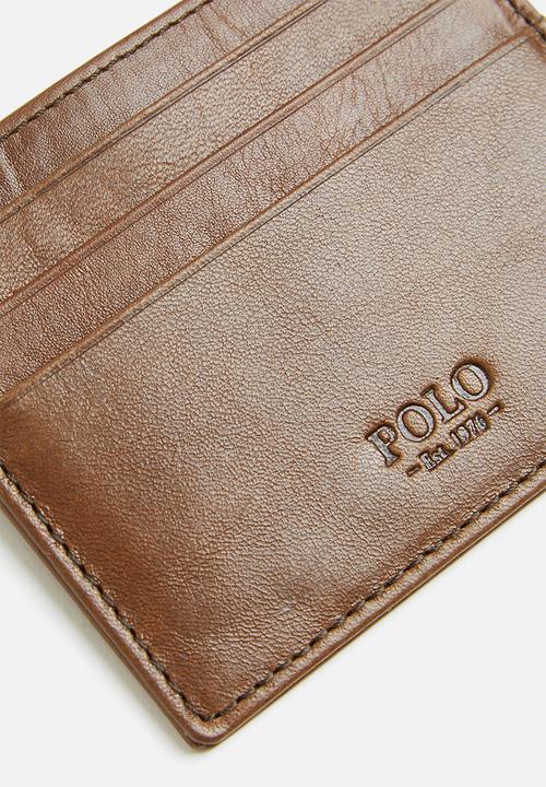 POLO - Hamilton small money clip - brown