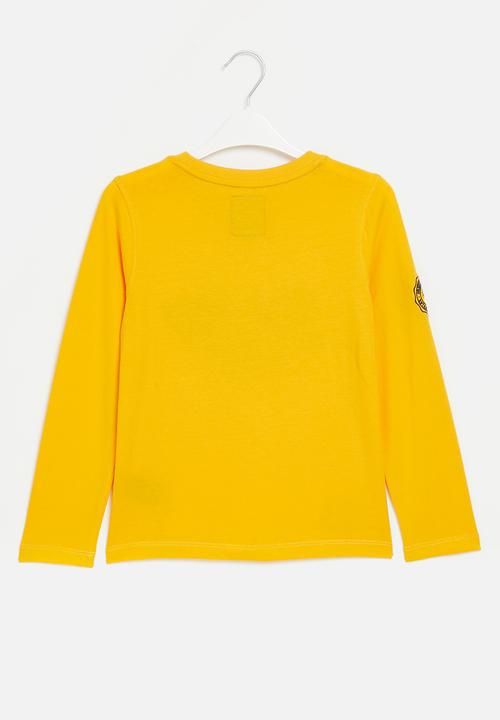 Aca Joe - Boys aca joe twill applique long sleeve - old gold