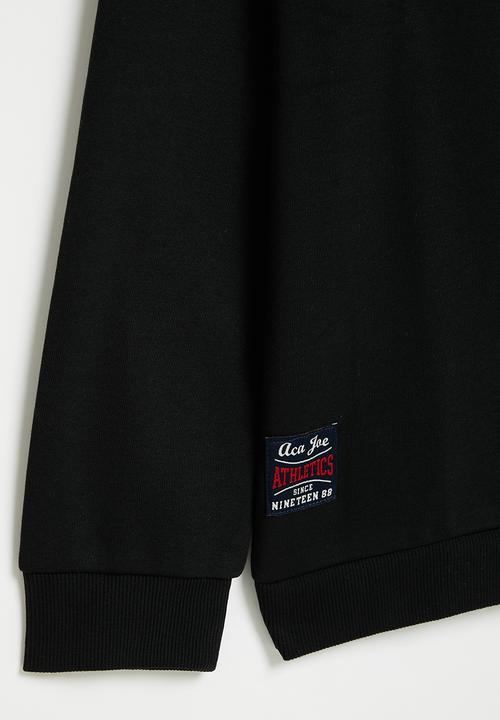 Aca Joe - Boys aca joe lazer cut crew sweater - caviar