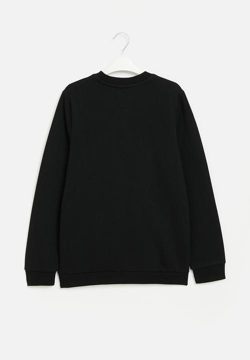 Aca Joe - Boys aca joe lazer cut crew sweater - caviar
