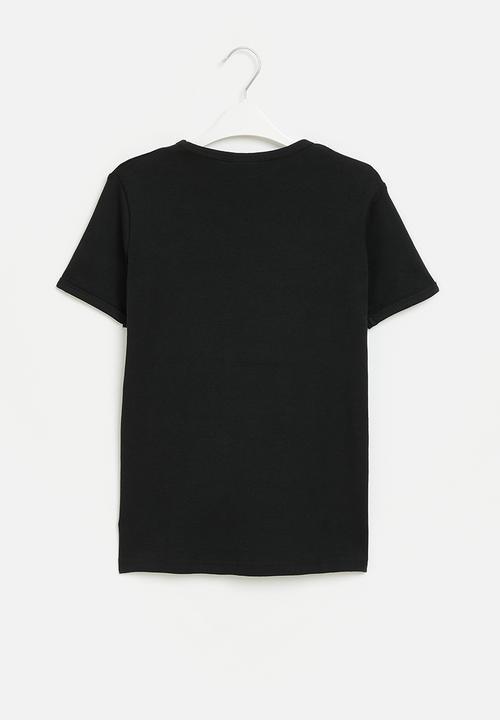 SOVIET - Boys muscle fit tee - black