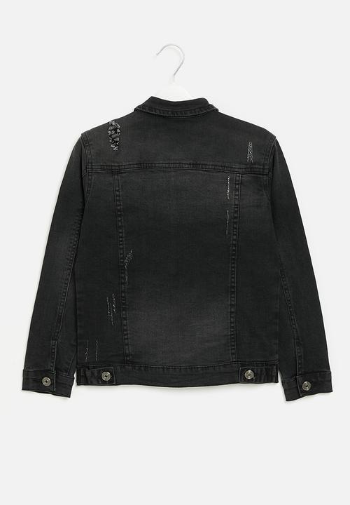 SOVIET - Denim jacket - 5/6 to 13/14 - black