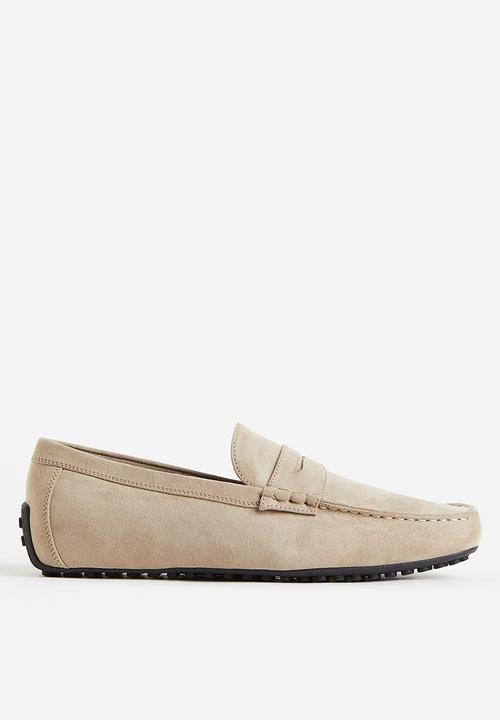 H&M - Imitation suede driving shoes - beige