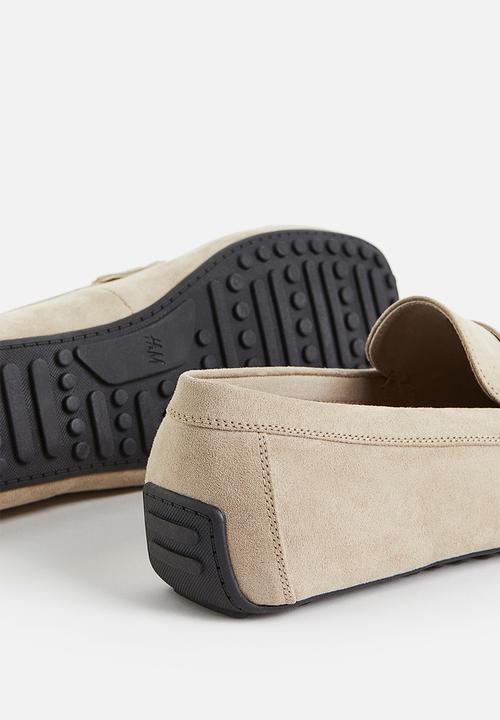 H&M - Imitation suede driving shoes - beige