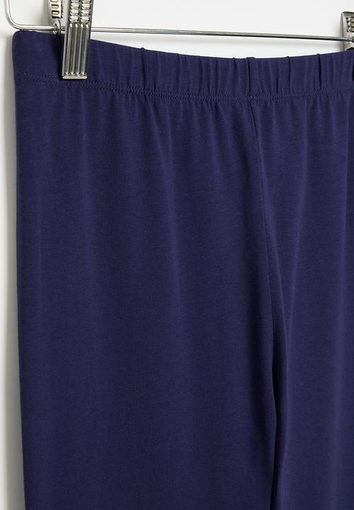 Aca Joe - Girls aca joe side leg hd printed legging - medieval blue