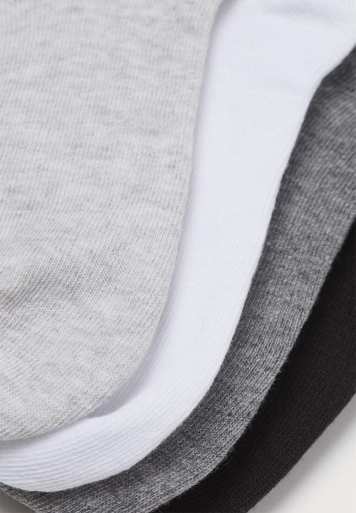 H&M - 10-pack trainer socks - light grey marl