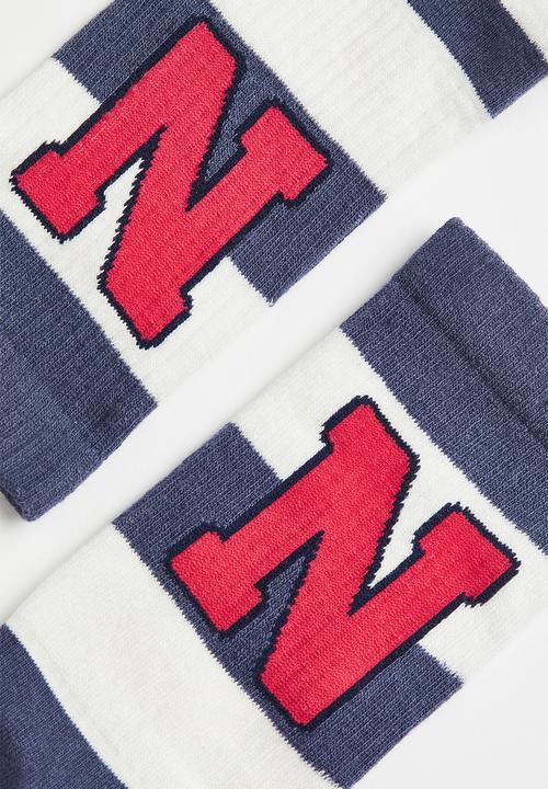 H&M - Socks - blue/white striped