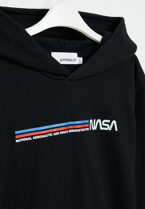 Superbalist - Boys nasa hoodie - black