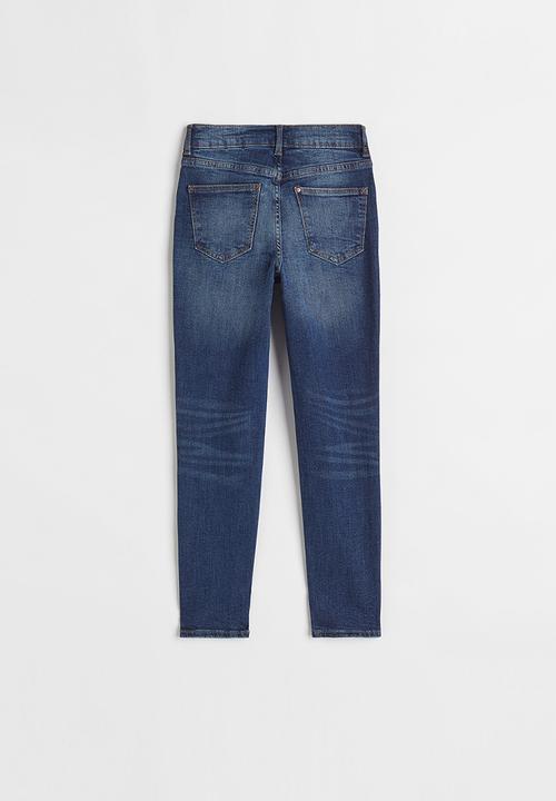 H&M - Comfort stretch slim fit jeans - dark denim blue