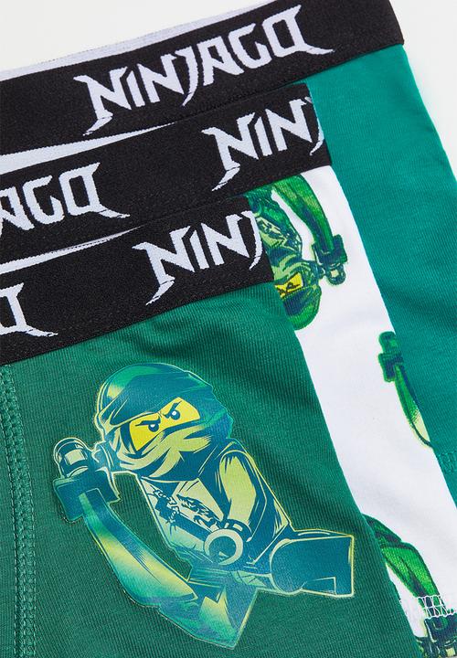 H&M - 3-Pack boxer shorts - dark green & ninjago