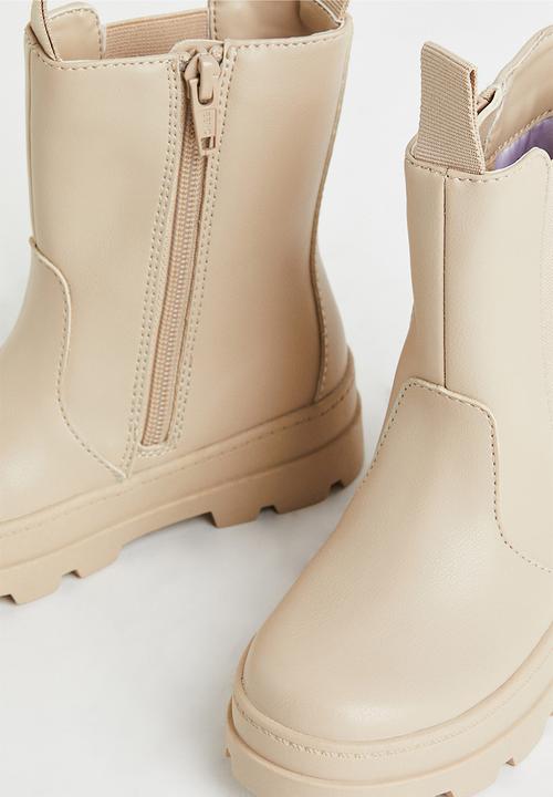 H&M - Chelsea boots - light beige