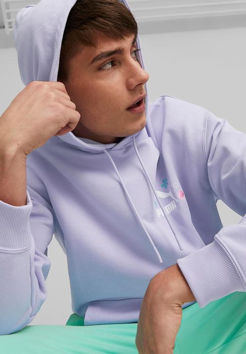 PUMA - Puma x spongebob graphic hoodie tr - vivid violet
