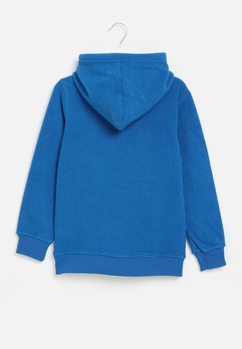 Aca Joe - Aca joe polar fleece applique core sweater - navy & yellow