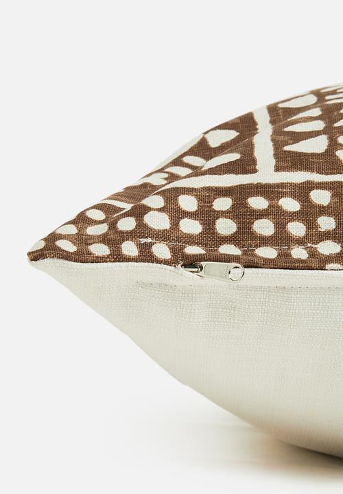 Hertex Fabrics - Mali Cushion cover-nutmeg