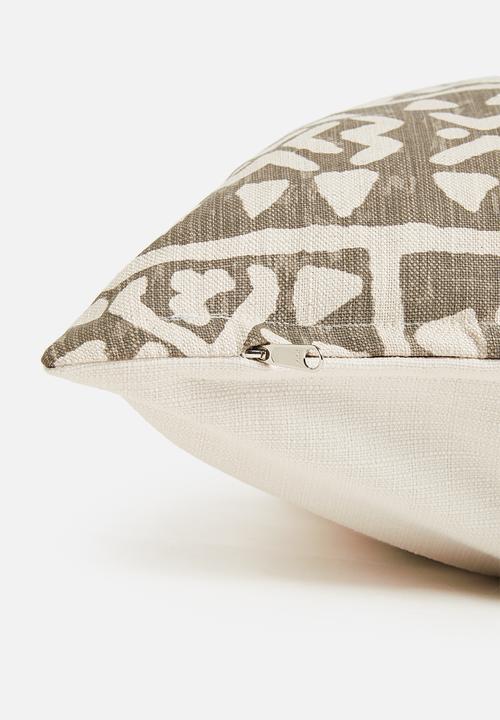 Hertex Fabrics - Mali Cushion cover-pebble