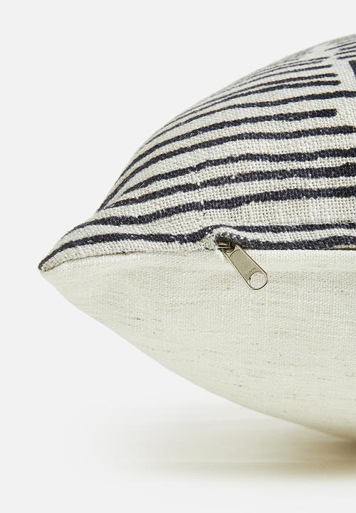 Hertex Fabrics - Kitenge cushion cover-ink