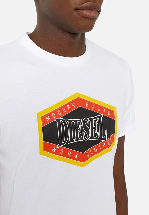 Diesel  - T-diegor-e14 camiseta - 100diesel - white 
