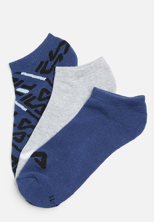 FILA - Reese 3 pack ankle socks - multi
