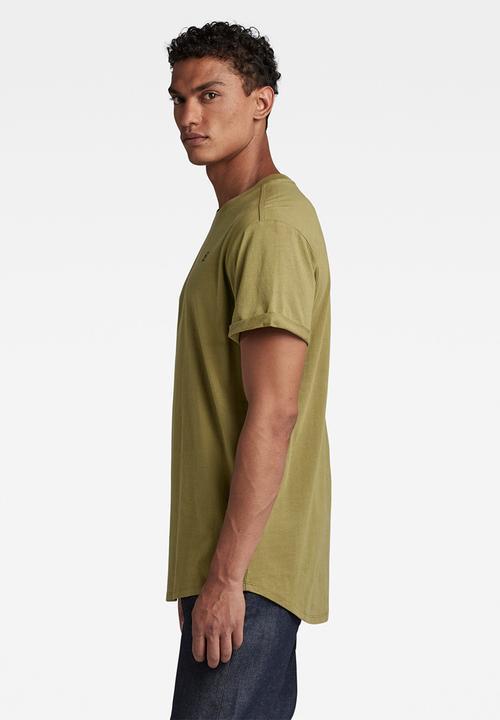 G-STAR - Lash r t short sleeve Compact jersey - smoke olive