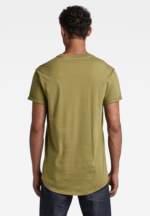 G-STAR - Lash r t short sleeve Compact jersey - smoke olive