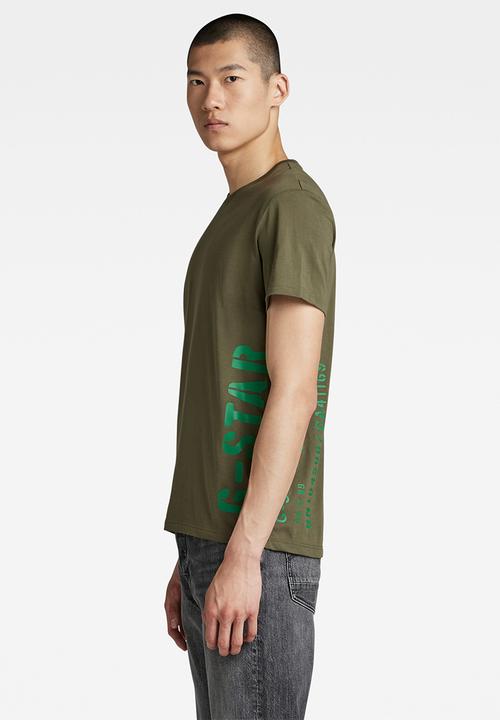 G-STAR - Side stencil r t - shadow olive
