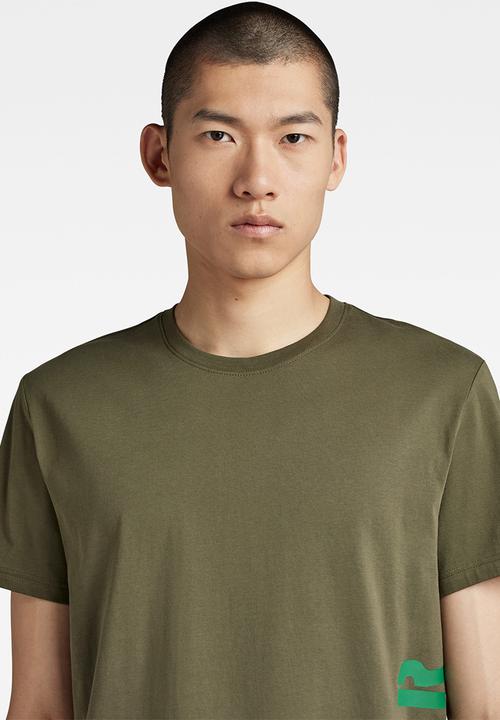 G-STAR - Side stencil r t - shadow olive