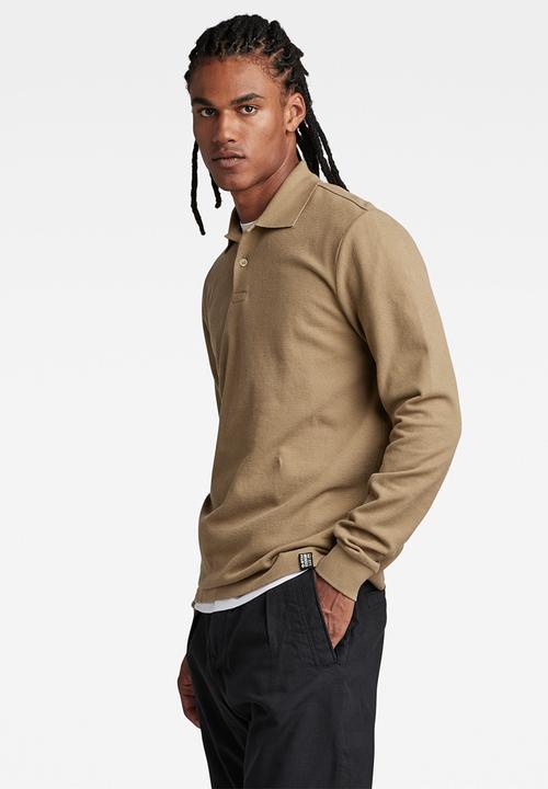 G-STAR - Essential polo long sleeve - berge