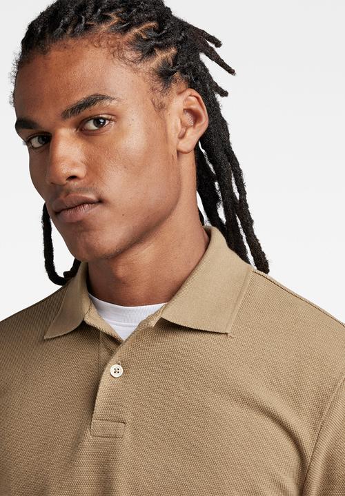 G-STAR - Essential polo long sleeve - berge