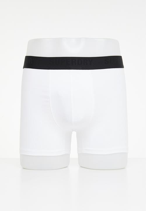 Superdry. - Boxer multi triple pack - black/grey/optic