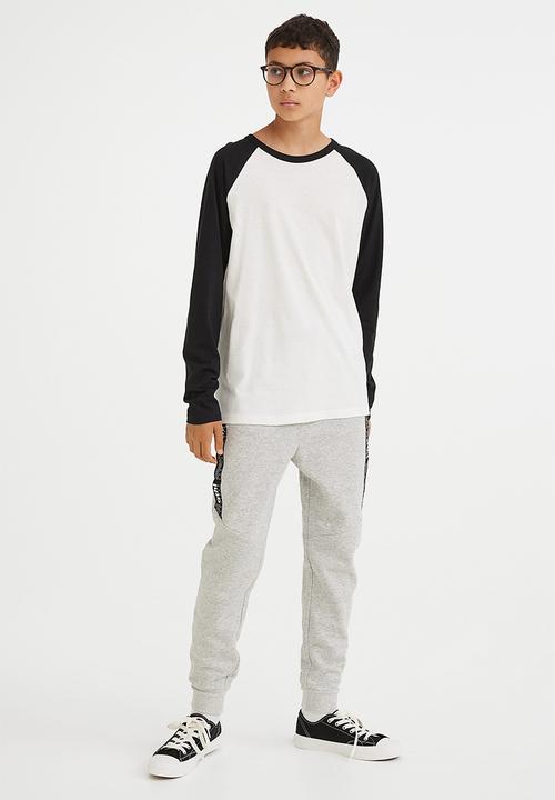 H&M - Joggers - light grey marl/casual athl