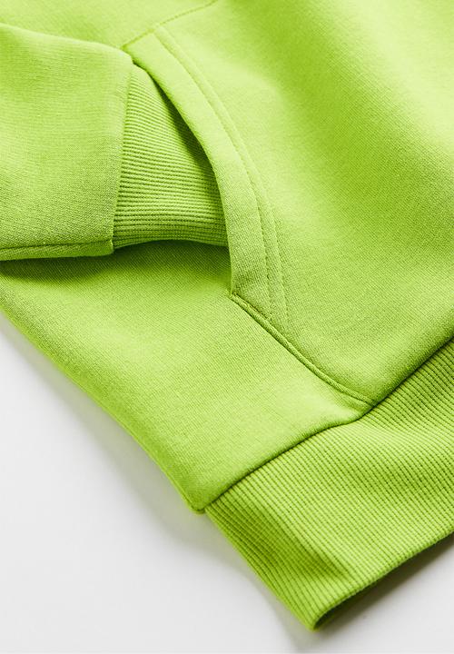 H&M - Oversized hoodie - lime green