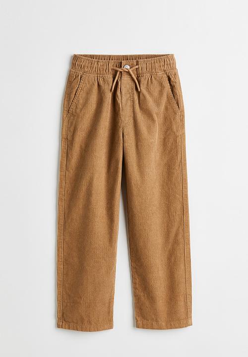 H&M - Cotton trousers - dark beige