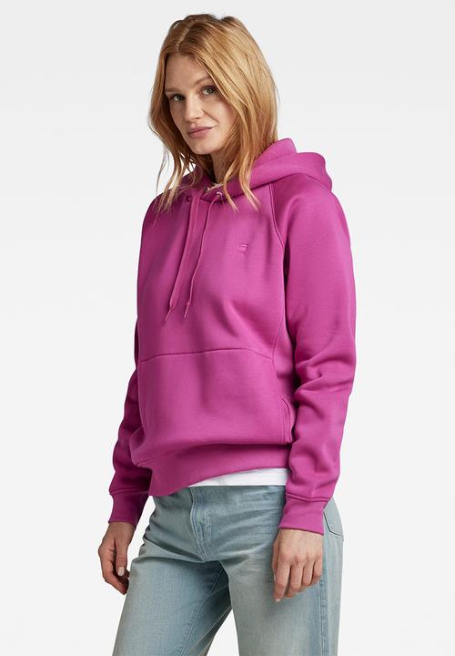 G-STAR - Premium core 2.0 hooded sweats  - fuchsia red