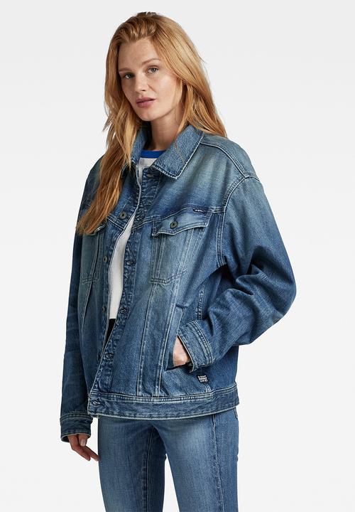 G-STAR - Oversized western jacket - antique faded niagara