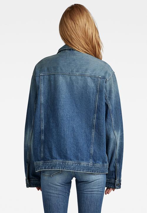 G-STAR - Oversized western jacket - antique faded niagara
