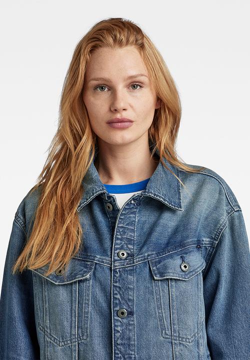 G-STAR - Oversized western jacket - antique faded niagara