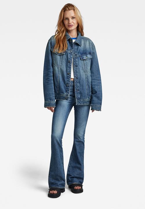 G-STAR - Oversized western jacket - antique faded niagara