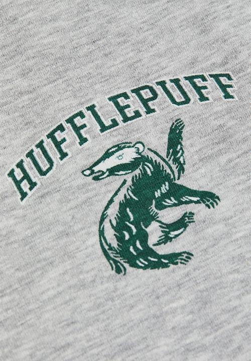 H&M - Printed T-shirt - light grey marl/harry potter