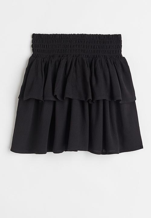 H&M - Tiered skirt - black