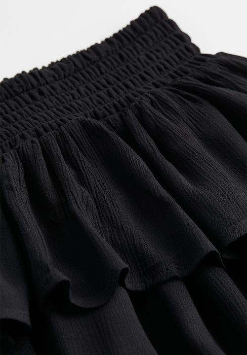 H&M - Tiered skirt - black
