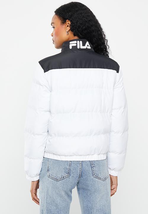 FILA - Jada jacket - black & blanc de blanc