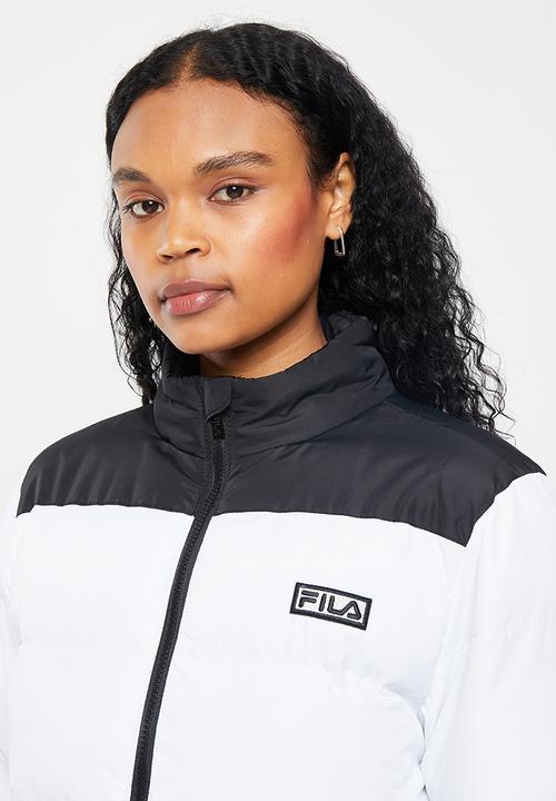 FILA - Jada jacket - black & blanc de blanc
