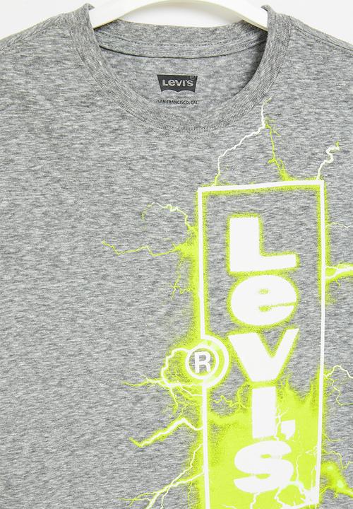 Levi’s® - Lvb lightning strike tee shirt - gargoyle cloud heather