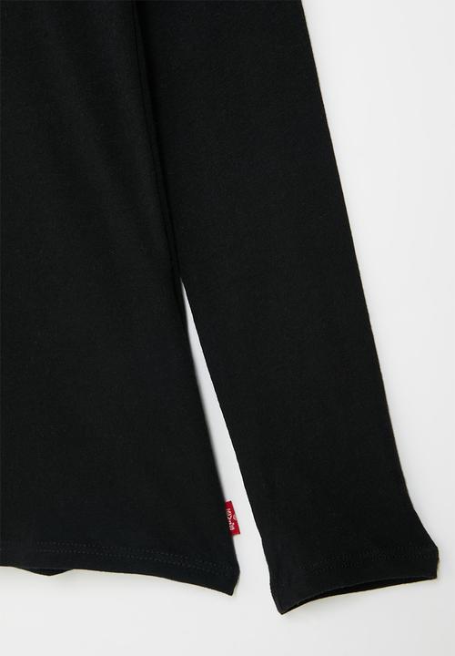 Levi’s® - Lvg long sleeve poster logo top - black