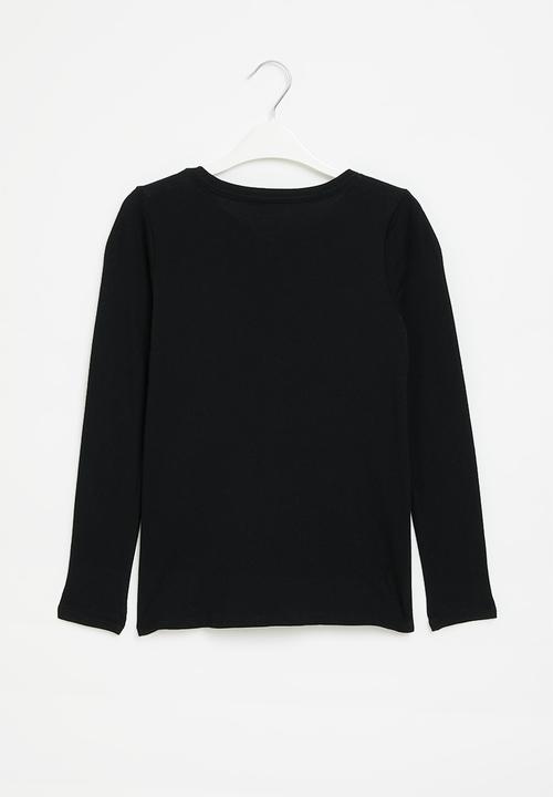 Levi’s® - Lvg long sleeve poster logo top - black