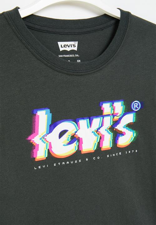Levi’s® - Lvb glitched logo long sleeve - unexplored