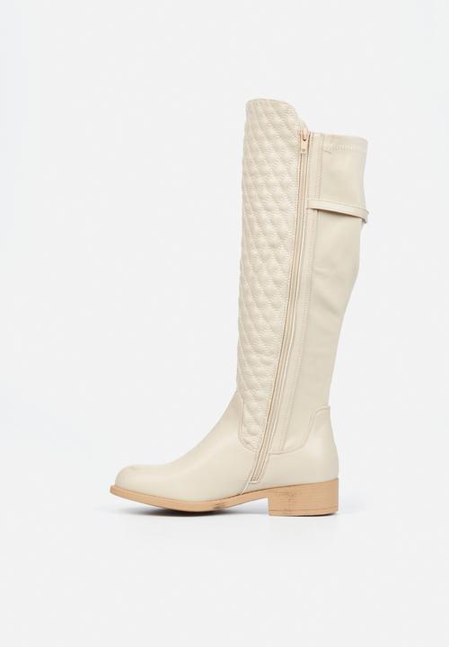 Butterfly Feet - Draya 1 knee length boot - nude