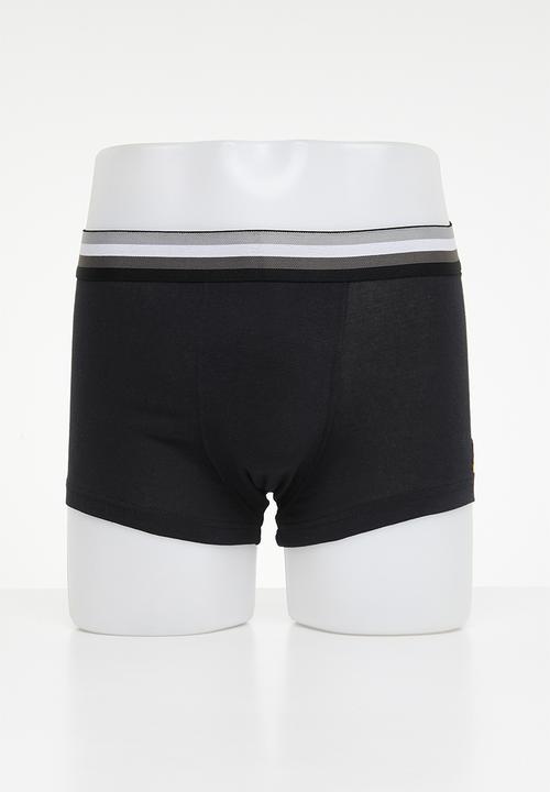 Brave Soul - Haye underwear 5 pack - black & grey 